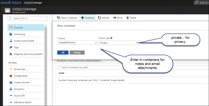 1.3AzureStorageSetupContainer