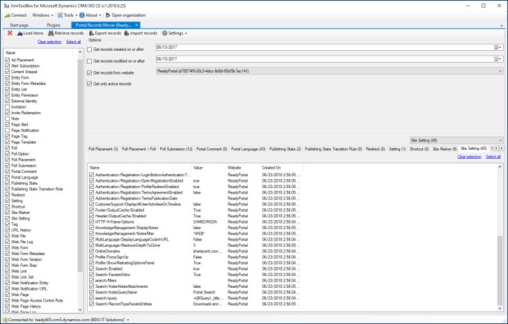 7. deselectxrmtoolbox