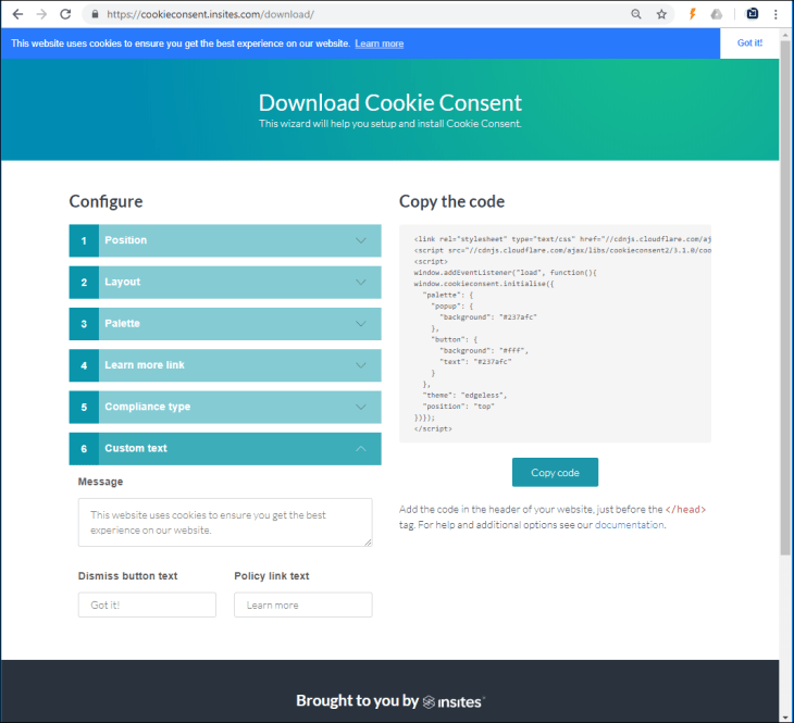 2cookieconsentconfigure
