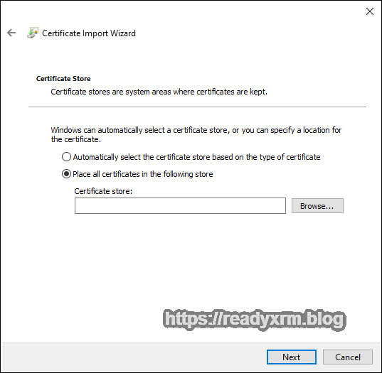 Convert a CER or P7B SSL certificate to a PFX (For Power Apps