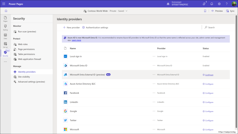 Power Pages: Configure Entra External ID – The ReadyXRM Blog by Nick ...