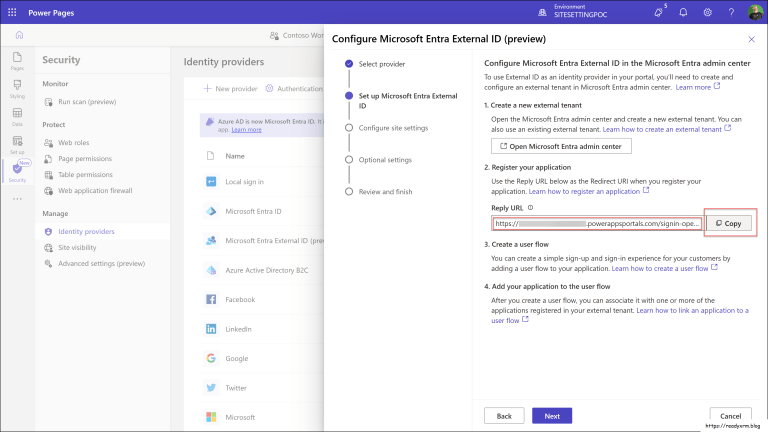Power Pages: Configure Entra External ID – The ReadyXRM Blog by Nick ...