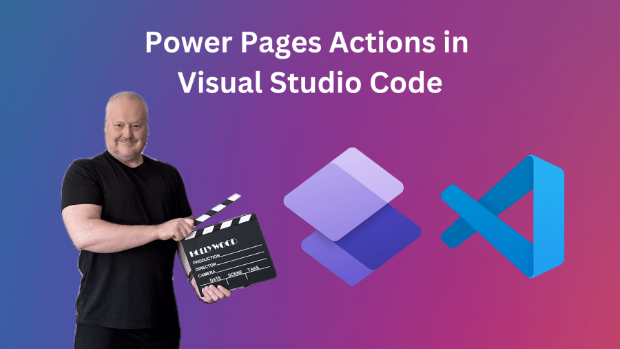 Power Pages Actions in Visual Studio&nbsp;Code