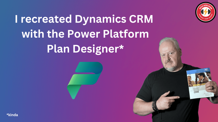 I recreated Dynamics CRM with the Power Platform Plan&nbsp;designer