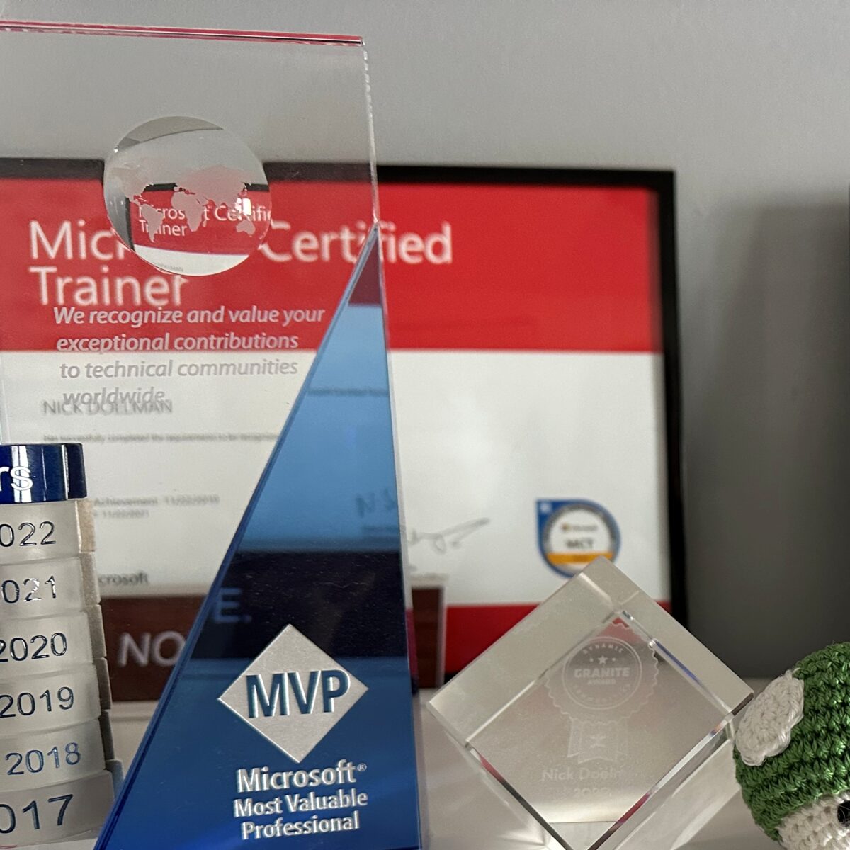 A few years of awards